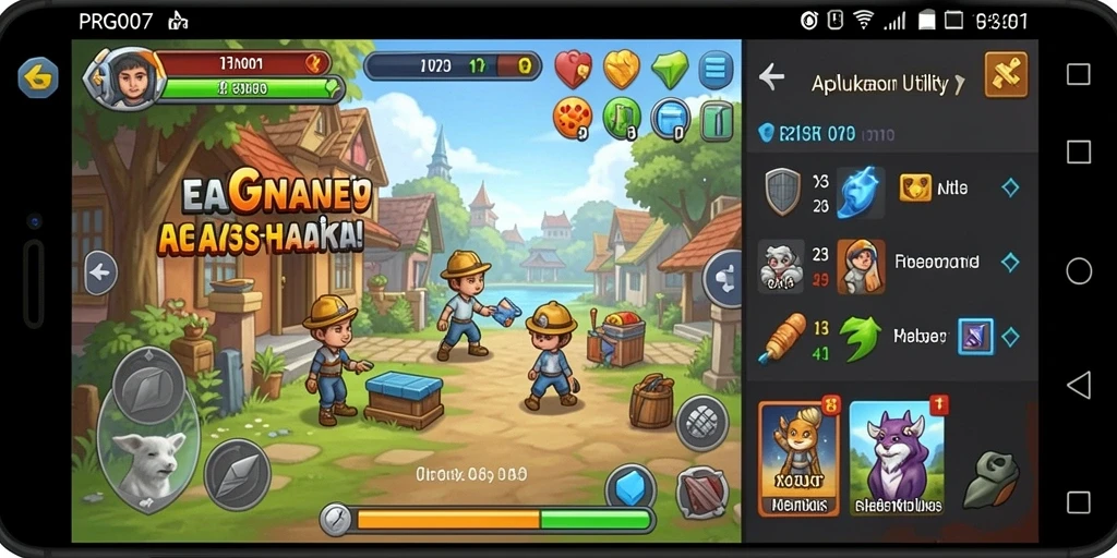 Tampilan antarmuka PRG007 yang user-friendly dan menarik