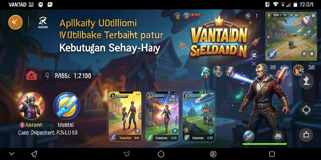 Tampilan antarmuka aplikasi VANTAIDN yang intuitif dan menarik.